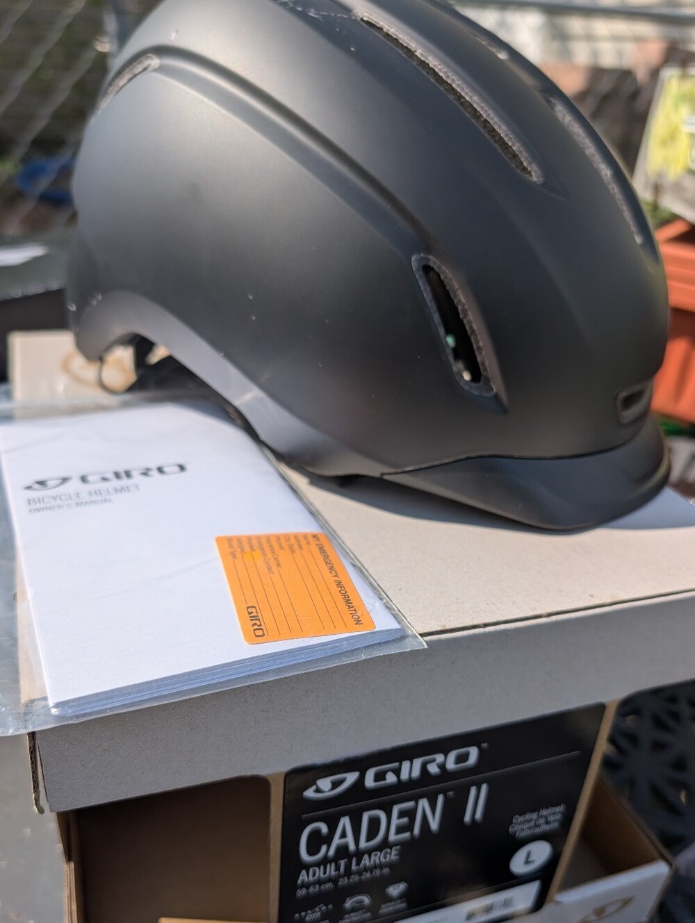 Giro Caden II Cycling Helmet Size L
